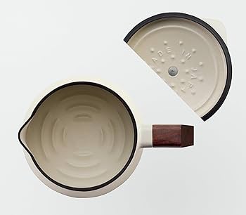 Amazon | バーミキュラ スープポット シーソルトホワイト 片手鍋 鋳物